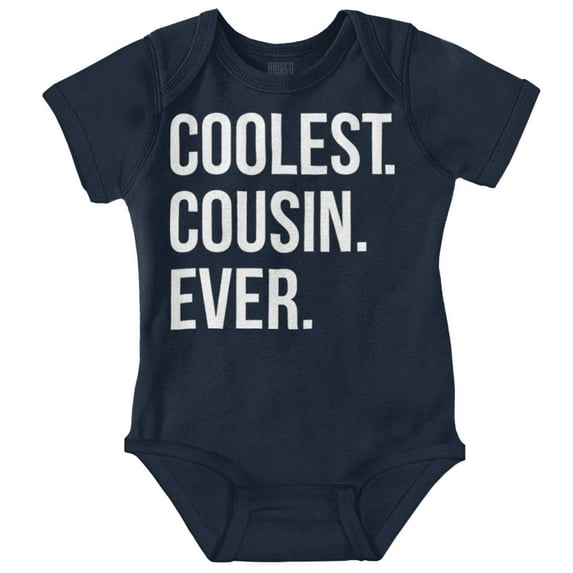 Best Cousin Ever Cute Relative Family Romper Boys or Girls Infant Baby Brisco Brands 12M