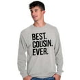 thumbnail image 1 of Best Cousin Ever Family Relatives Long Sleeve TShirt Men Women Brisco Brands M, 1 of 6