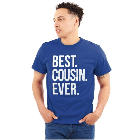Best Cousin Ever Family Relatives Plus Size Crewneck Graphic Tee Shirt Brisco Brands 5X