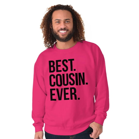 Best Cousin Ever Family Relatives Unisex Plus Fleece Graphic Sweatshirt Brisco Brands 3X