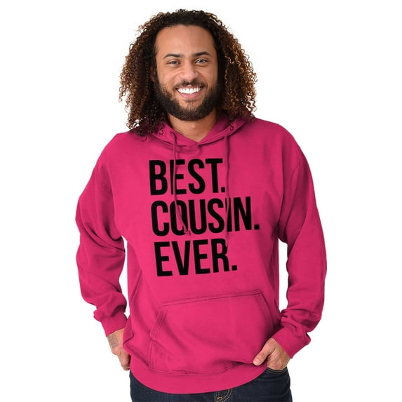 Best Cousin Ever Family Relatives Unisex Plus Fleece Graphic Hoodie Brisco Brands 3X
