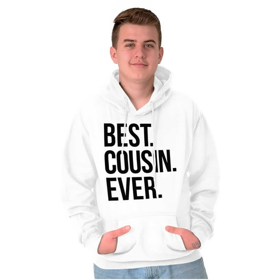 Best Cousin Ever Family Relatives Unisex Plus Fleece Graphic Hoodie Brisco Brands 4X