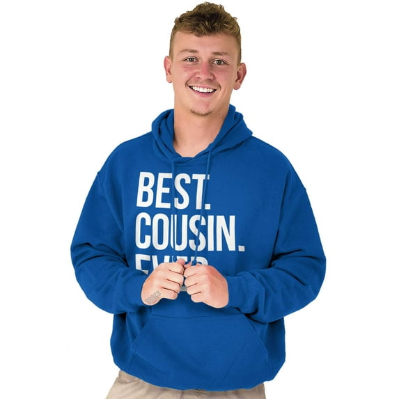 Best Cousin Ever Family Relatives Unisex Plus Fleece Graphic Hoodie Brisco Brands 5X