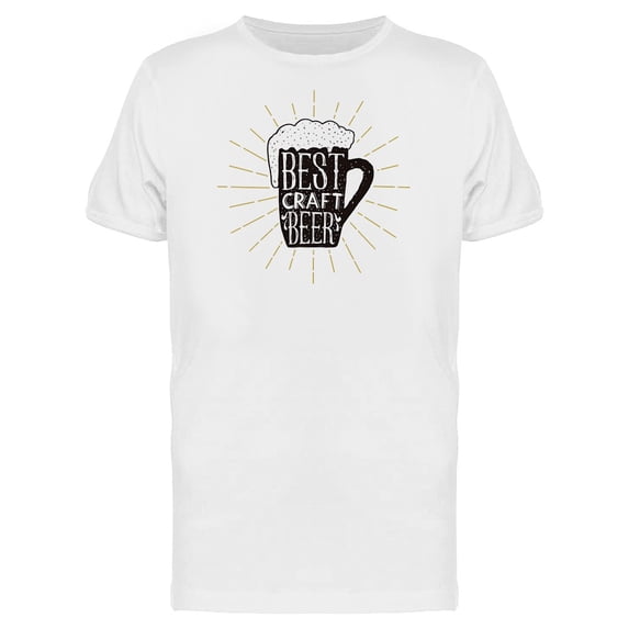 Best Craft Beer T-Shirt Men -Image by Shutterstock, Male 3X-Large