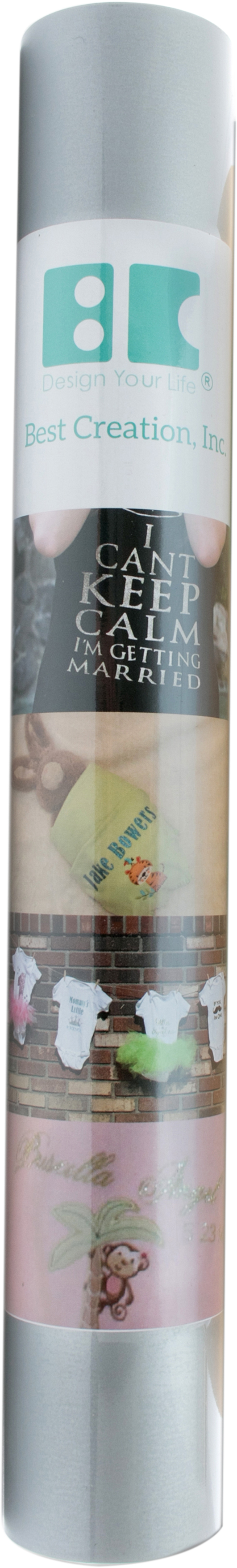 Best Creation Iron-On Vinyl 12"X24" Roll-Silver - Walmart.com
