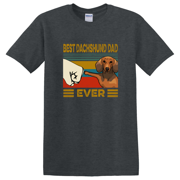 Best Dachshund Dad Dog Lover Graphic T-Shirt