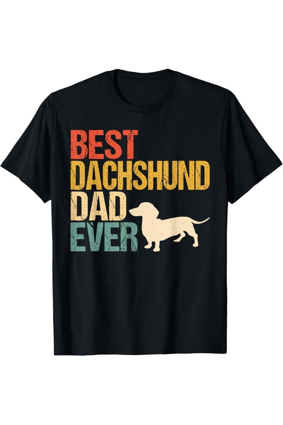t-shirt Best Dachshund Dad Doxie Dad Dor Father's Day T-Shirt