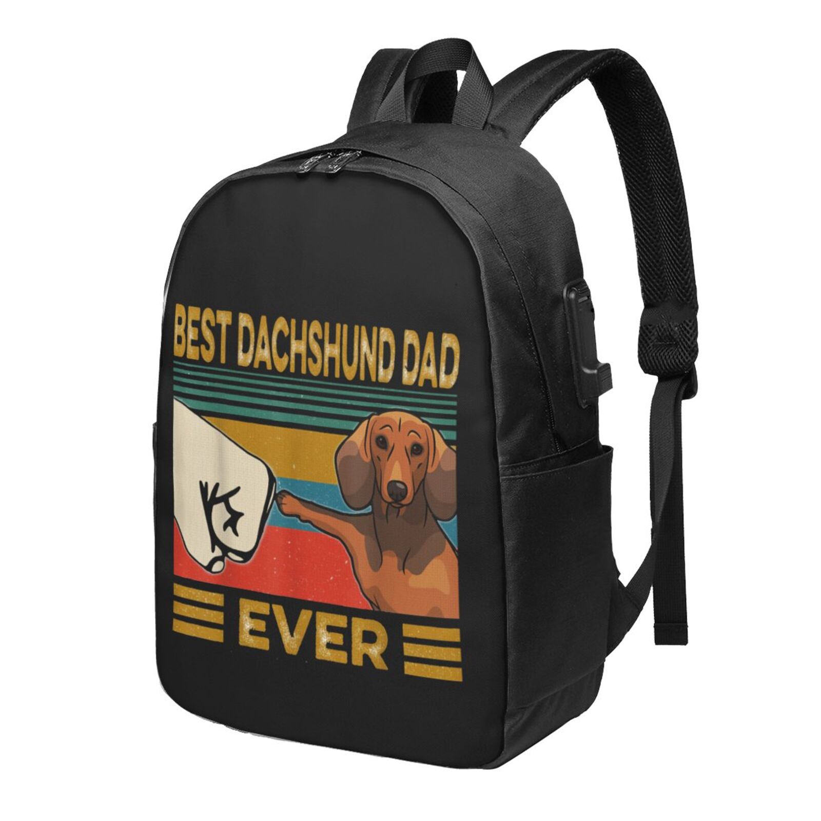 Best Dachshund Dad Ever Backpack Lightweight Laptop Backpack Daypack
