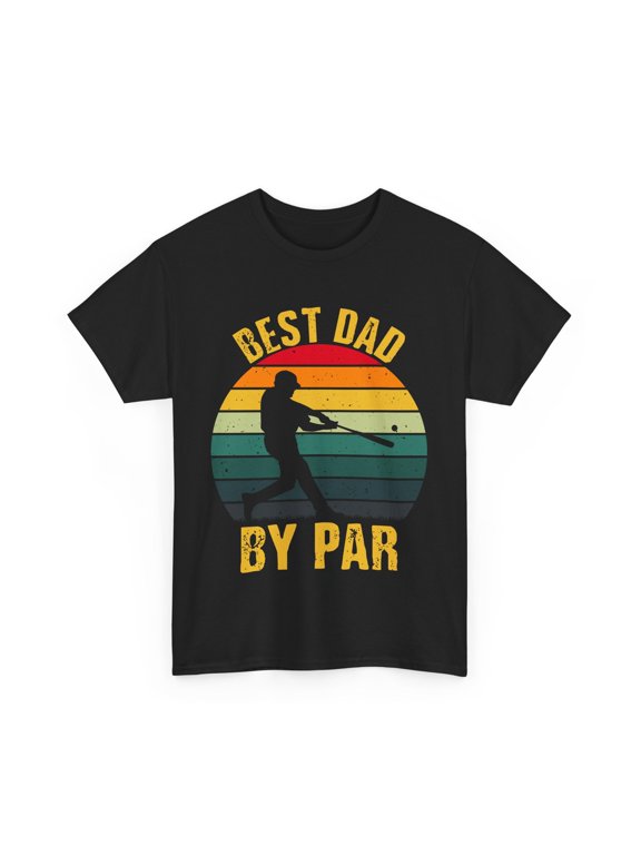 Best Dad By Par Father's Day Golfer Golf Lover T-Shirt