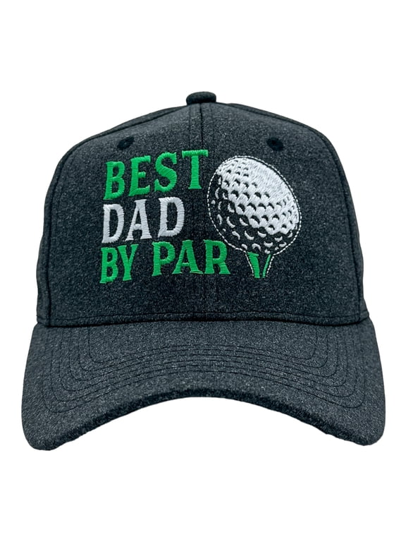 Best Dad By Par Hat Funny Fathers Day Golfing Lovers Novelty Cap