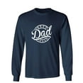 thumbnail image 1 of Best Dad Ev*r Sarcastic Humor Novelty Men's Long Sleeve Shirts, 1 of 3