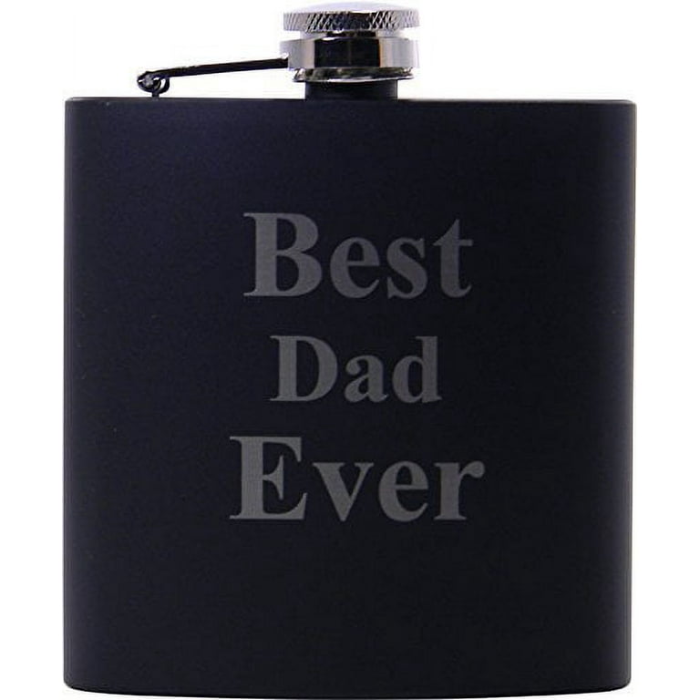 8oz BLACK Grandfather Flask 8oz BLACK Grandfather Flask