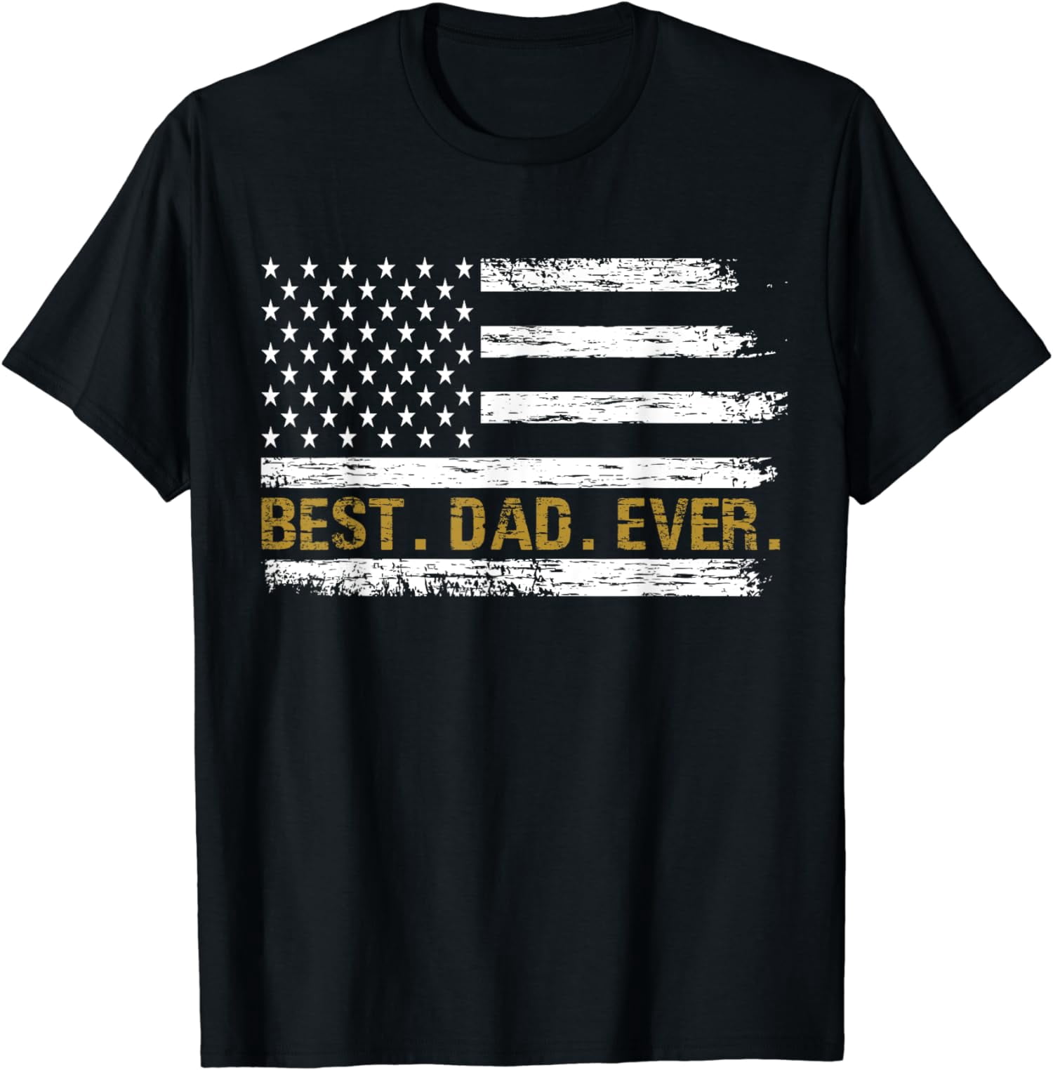 "Best Dad Ever" American Flag Baseball Cap - Adjustable Cotton Embroidered Hat - Father's Day Birthday Gift For Papa - View #2