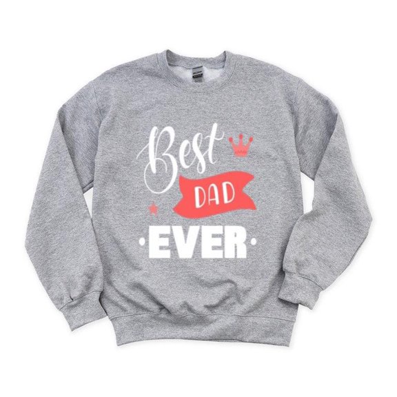 Best Dad Ever Bold Text Father’s Day Celebration Papa Love Hero T-Shirt, for men & women, up to size 5XL