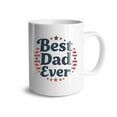 thumbnail image 1 of Best Dad Ever Coffee Mugs 15 OZ Sublimation Mugs,Double-sided Printing Ceramic Cups Ceramic Mugs for Coffee,Tea,Hot Cocoa, 1 of 4