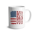 thumbnail image 1 of Best Dad Ever Coffee Mugs 15 OZ Sublimation Mugs,Double-sided Printing Ceramic Cups Ceramic Mugs for Coffee,Tea,Hot Cocoa, 1 of 4