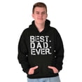 thumbnail image 1 of Best Dad Ever Cool Fathers Day Gift Men's Big & Tall Graphic Hoodie Brisco Brands 4X, 1 of 3
