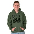thumbnail image 1 of Best Dad Ever Cool Fathers Day Gift Men's Big & Tall Graphic Hoodie Brisco Brands 4X, 1 of 4