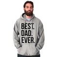 thumbnail image 1 of Best Dad Ever Fathers Day Gift Men's Big & Tall Graphic Hoodie Brisco Brands 3X, 1 of 4