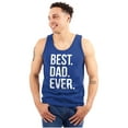 thumbnail image 1 of Best Dad Ever Fathers Day Gift Tank Top Sleeveless Tee Men Brisco Brands L, 1 of 6