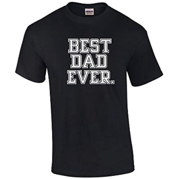 Best Dad Ever Great Father's Day Husband Grandpa Men's Short Sleeve T-shirt-HeatherGray-XXL