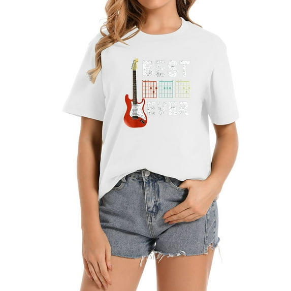 Best Dad Ever Guitar Chords Vintage T-Shirt