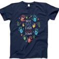 thumbnail image 1 of Best Dad Ever Hands Down T-Shirt – Colorful Handprint Father’s Day Tee from Kids, Cute Family Gift Shirt for Dad, Grandpa, or Stepdad, 1 of 7