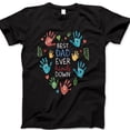 thumbnail image 1 of Best Dad Ever Hands Down T-Shirt – Colorful Handprint Father’s Day Tee from Kids, Cute Family Gift Shirt for Dad, Grandpa, or Stepdad, 1 of 7