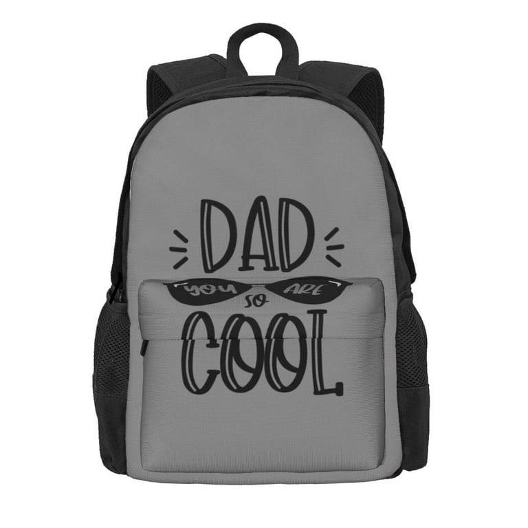Best Dad Ever Happy Father s Day Large Capacity Travel Backpack Suitable For 15 Inch Computer Ipad Travel Work Bag Walmart