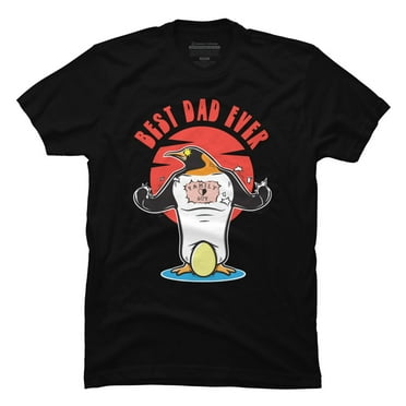 Best Dad Ever Mens Black Graphic Tee - Design By Humans  3XL