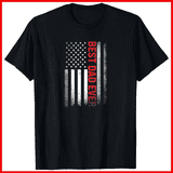 Best Dad Ever Patriotic Star Pattern First Time Daddy Father Top Unisex ...