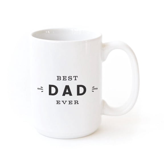 Best Dad Ever Porcelain Ceramic Coffee Mug, Father's Day Gift, CH1Ristmas Gift, For Him, Daddy, Wedding, Birthday, , , Cute