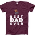 thumbnail image 1 of Best Dad Ever T-Shirt – Father and Child Walking Graphic Tee with Footprints, Heartfelt Father's Day Gift for Dad, Grandpa, or Stepdad, 1 of 7