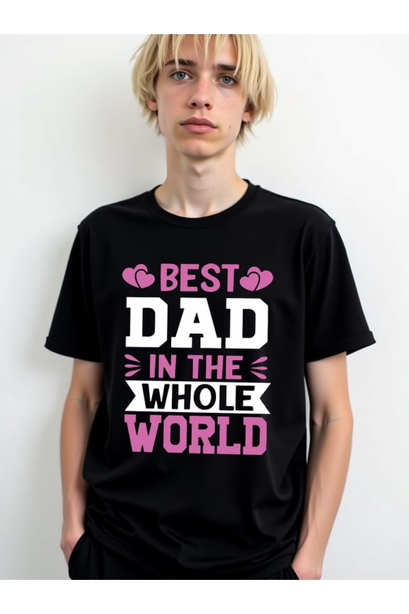 Best Dad Ever T-Shirt mens graphic t shirts black graphic tees short Everyday and weekend wear Funny Unisex Shirt Graphic Tee tshirts