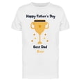 thumbnail image 1 of Best Dad Ever Trophy T-Shirt Men -Image by Shutterstock, Male XX-Large, 1 of 2