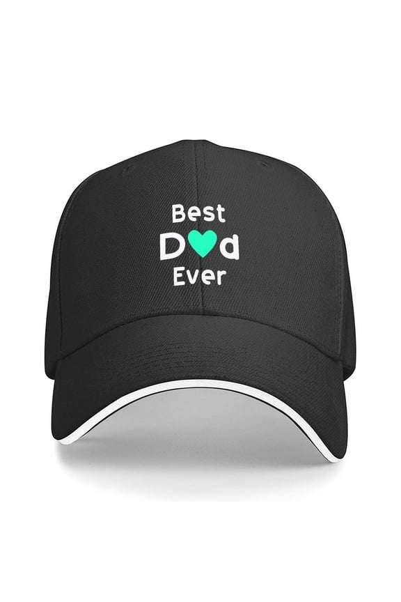 Best Dad Ever Unique Birthday Gifts Print Baseball Cap Adjustable Strap for Running Workouts and Outdoor Activities All Seasons,Made In USA,Adult One Size Fits All