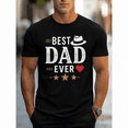 thumbnail image 1 of Best Dad Ever Vintage Graphic T-Shirt for Men, Father's Day Gift Tee, Funny Dad Shirt, Gift for Husband, Grandpa, Father Appreciation Present, Casual Crew Neck Top, 1 of 11