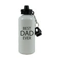 thumbnail image 1 of Best Dad Ever White Aluminum Water Bottle - Great Gift for Father's Day, Birthday, or Christmas Gift for Dad, Grandpa, Papa, Husband, 1 of 1