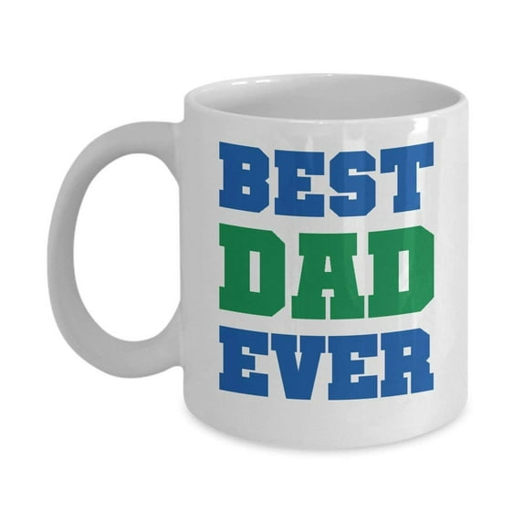 Best Dad Ever White Ceramic Mens Coffee & Tea Gift Mug