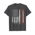thumbnail image 1 of Best Dad Ever With US American Flag Gift For Daddy Dad Father's Day Funny Cute T-Shirt, 1 of 4