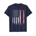 thumbnail image 1 of Best Dad Ever With US American Flag Gift For Daddy Dad Father's Day Funny Cute T-Shirt, 1 of 4