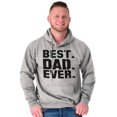 thumbnail image 1 of Best Dad Ever Worlds Coolest Father Hoodie Hooded Sweatshirt Men Brisco Brands S, 1 of 1