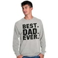 thumbnail image 1 of Best Dad Ever Worlds Coolest Father Men's Long Sleeve Tee T Shirt Brisco Brands S, 1 of 2