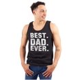 thumbnail image 1 of Best Dad Ever Worlds Coolest Father Tank Top Sleeveless Tee Men Brisco Brands S, 1 of 6