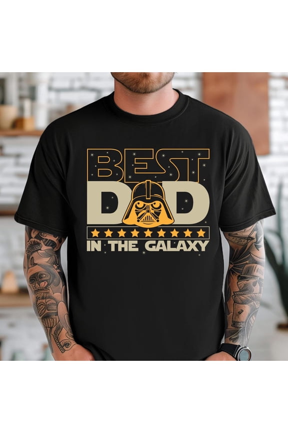 Best Dad In The Galaxy Shirt, Fathers Day Shirt, Gift For Dad, Fathers Day Gift, Dad Shirt, Papa Shirt, New Dad Shirt, Daddy Shirt, Best Dad Unisex S-5XL Hot Trending Shirt, Vintage Birthday Gift