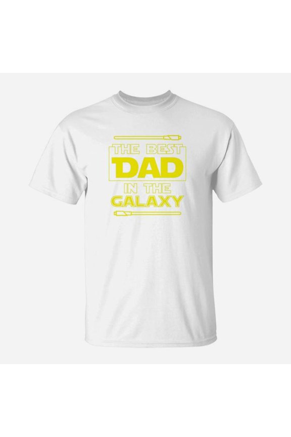 Best Dad In The Galaxy Fathers Day For Star Dad Premium TShirt