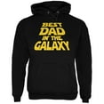 thumbnail image 1 of Best Dad In The Galaxy Mens Hoodie Black X-LG, 1 of 1