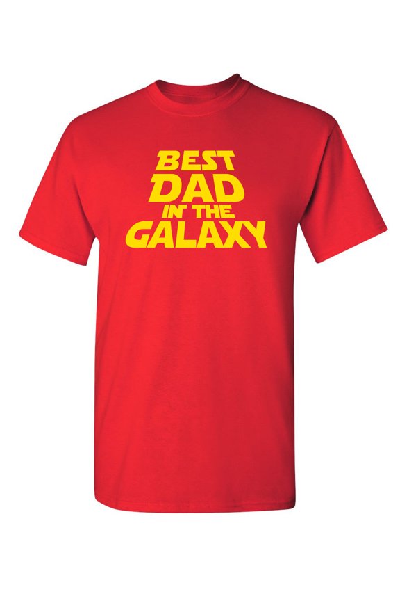 Best Dad In The Galaxy TShirt Graphic Tee TShirt Gift