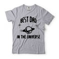 thumbnail image 1 of Best Dad In The Universe T-Shirt Funny Father Shirt Father's Day Gift Tshirt Galaxy Tee Birthday (X-Large Grey), 1 of 6