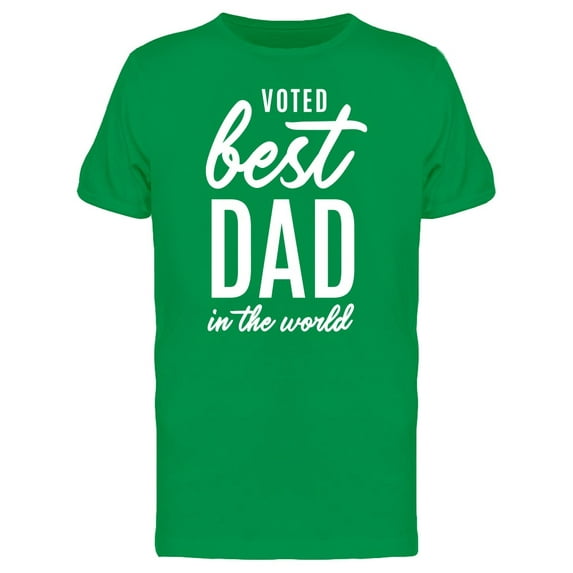 Best Dad In The World Phrase Tee Men's -Image by Shutterstock